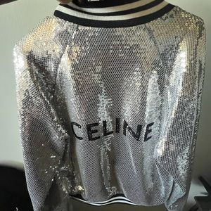 CELINE TEDDY JACKET IN COTTON FLEECE
LIGHT GREY